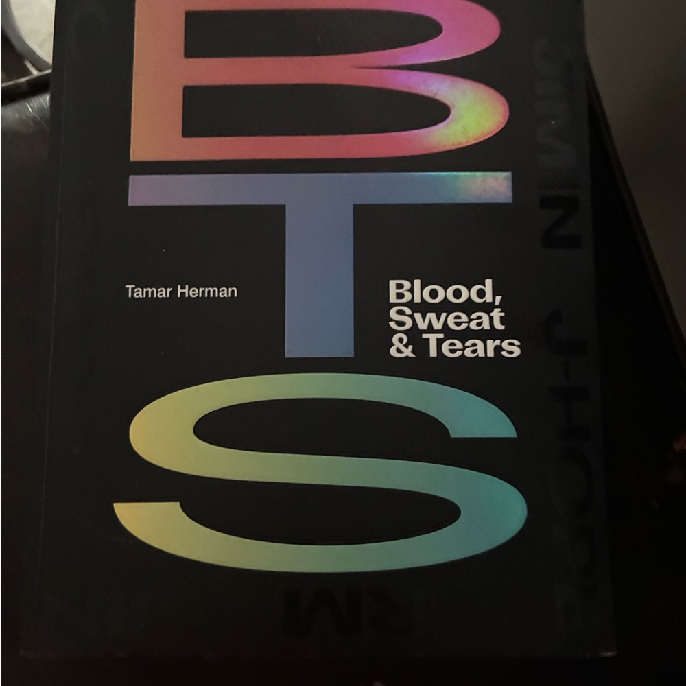 Blood, Sweat & Tears by Tamar Herman - Holographic Black Cover